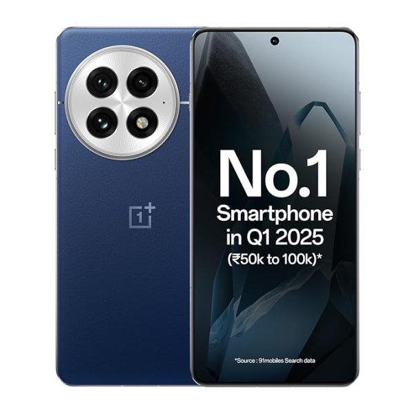 OnePlus 13 | Smarter with OnePlus AI | Lifetime Display Warranty (12GB RAM, 256GB Storage Midnight Ocean)